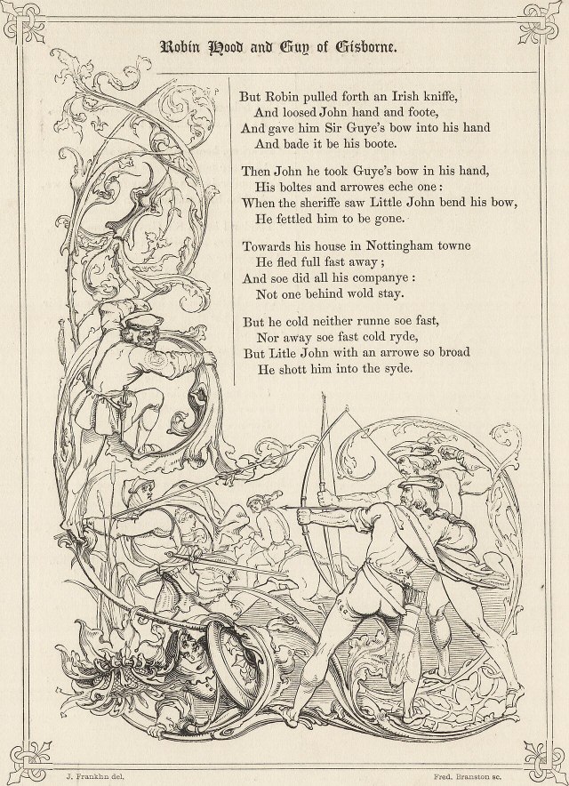page from The Book of British Ballads by S. C. Hall